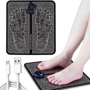 Massageador Para Pés Pernas EMS Magnético Relaxante Pro