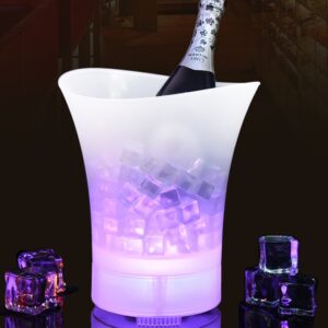 Balde de Gelo com Caixa de Som e LED