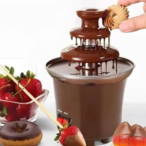 Mini Cascata Fonte de Chocolate Fondue Elétrica 110V 