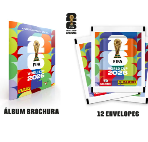 Copa Do Mundo 2026 - Álbum Capa Cartão + 12 Envelopes -FIFA WORLD CUP 2026™️