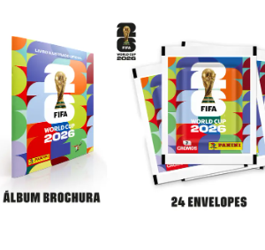Copa Do Mundo 2026 - Álbum Capa Cartão + 24 Envelopes -FIFA WORLD CUP 2026™️