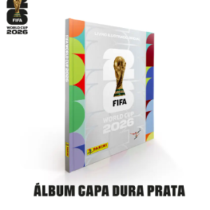 Copa Do Mundo 2026 - Álbum Capa Dura Prata - FIFA WORLD CUP 2026™️